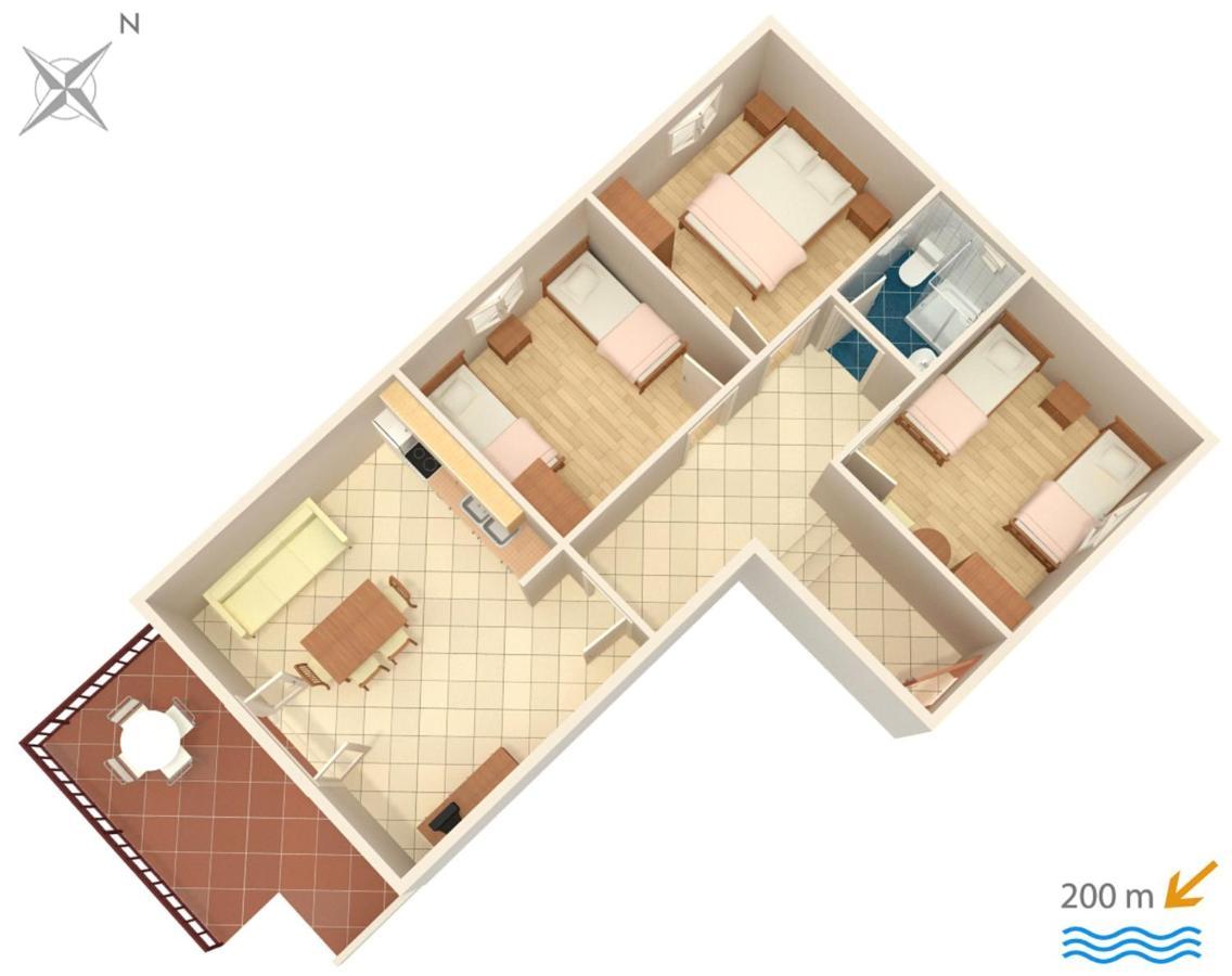 Apartments With A Parking Space Srima - Vodice, Vodice - 6099 Esterno foto